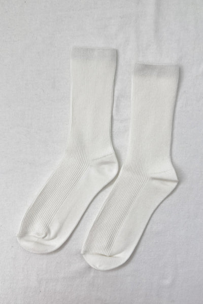 Trouser Sock, Classic White