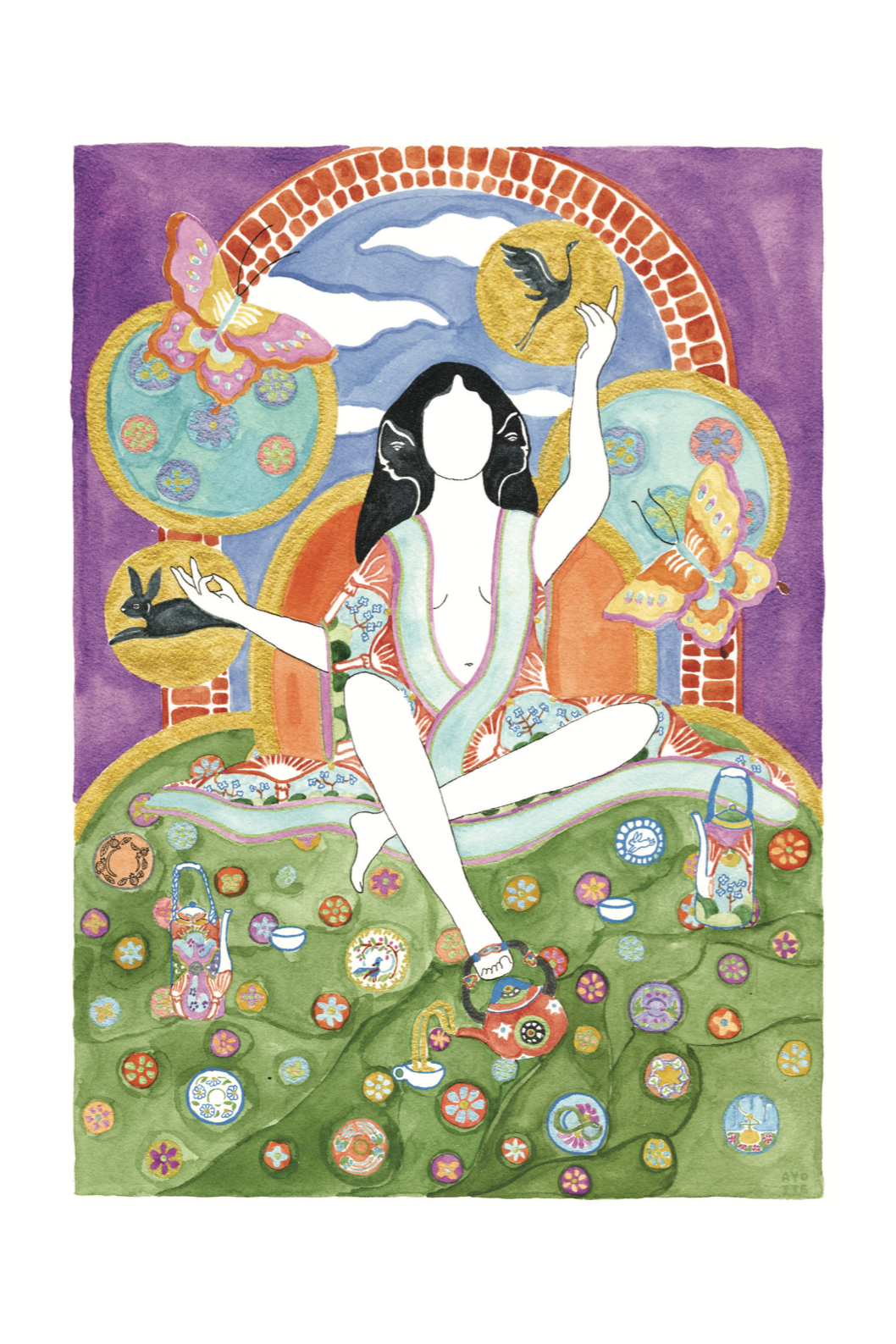 Moon World Tarot Art Prints, Assorted