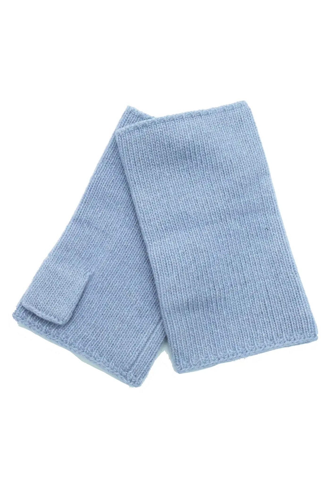 Cashmere Handwarmers, Periwinkle