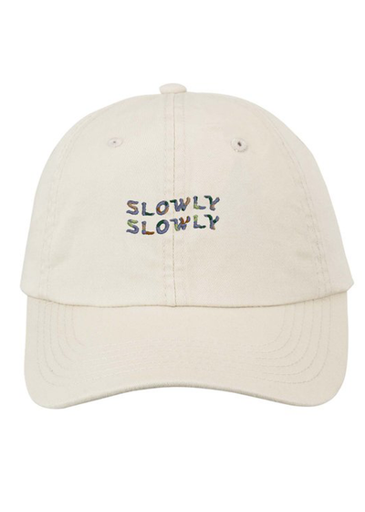 Slowly Embroidered Ball Cap