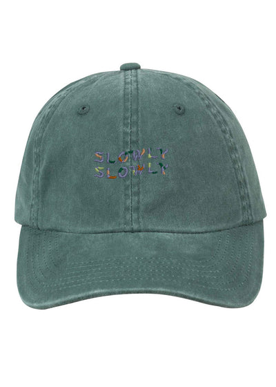 Slowly Embroidered Ball Cap