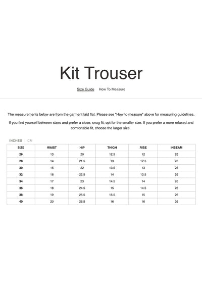 Kit Trouser, Lisbon