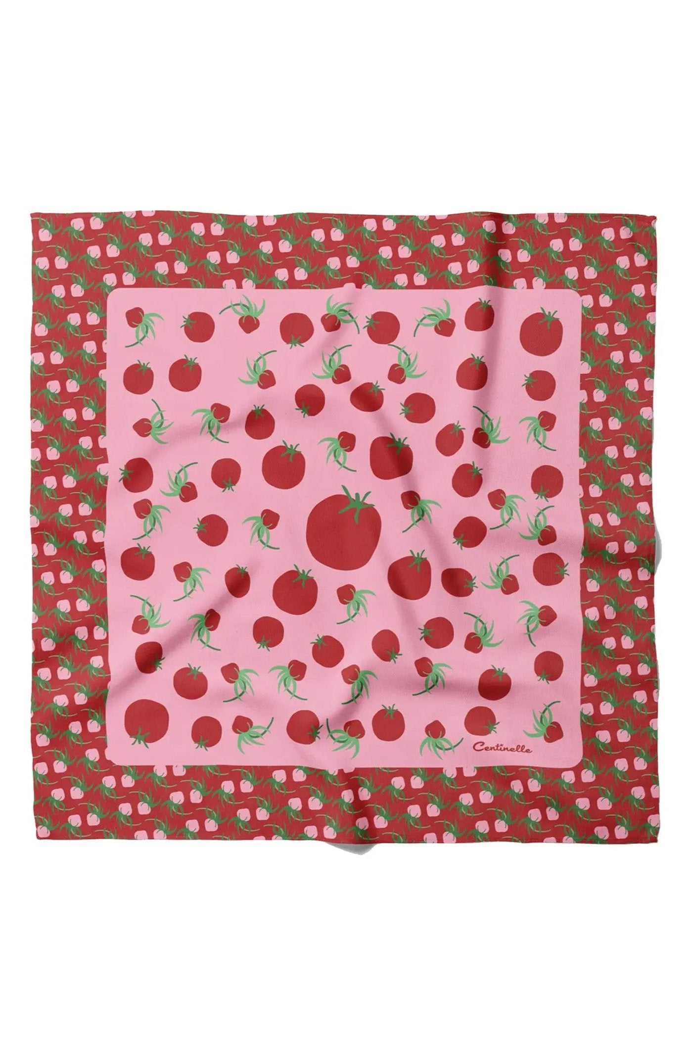 Tomatoes, Cotton Silk Bandana