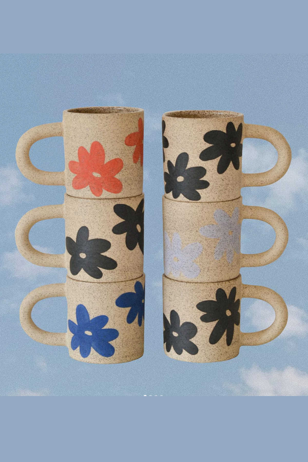 Chunk Mug, Flowers