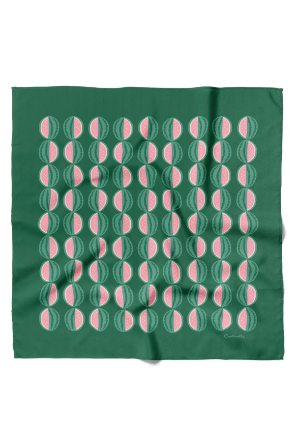 Cotton Silk Bandana, Watermelons