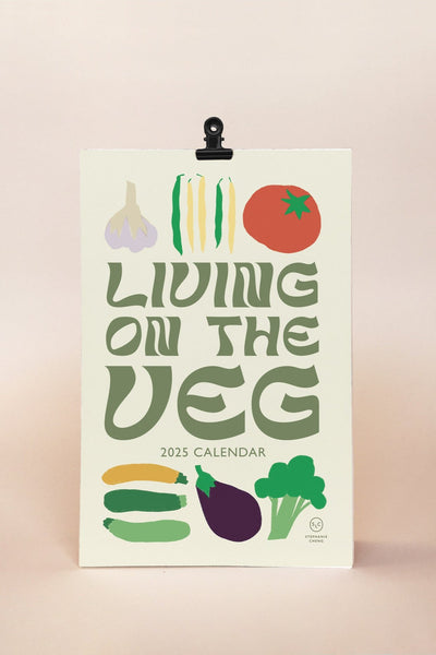 Living on the Veg 2025 Desk Calendar