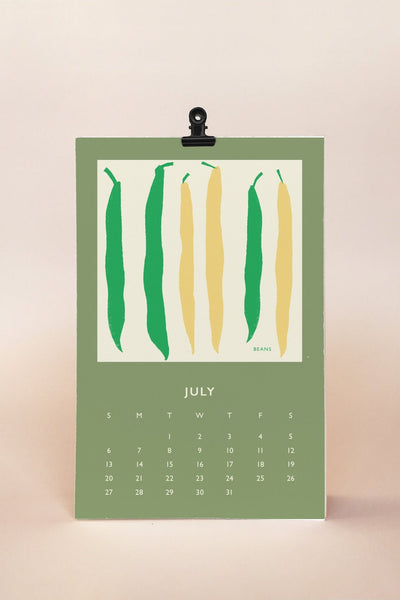 Living on the Veg 2025 Desk Calendar