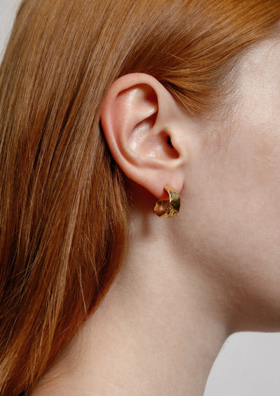 Small Ciara Earrings, Gold