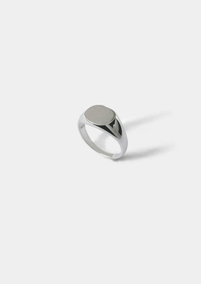 Eden Signet Ring, Sterling Silver