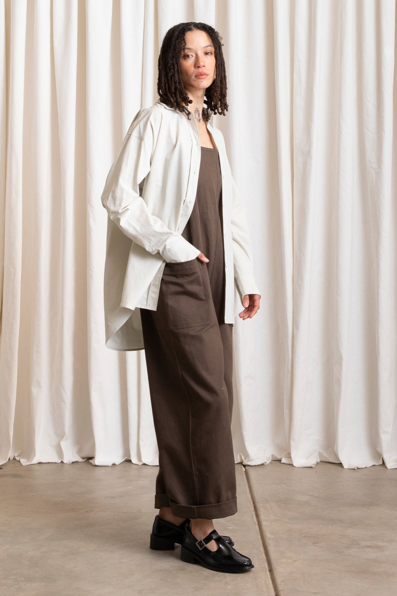 Overall Jumper, Chocolate