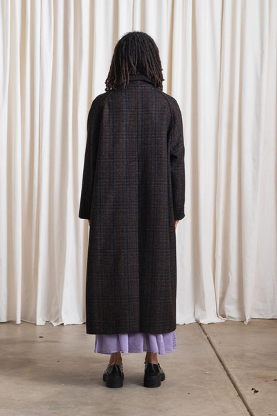 New Wool Trench, Plaid