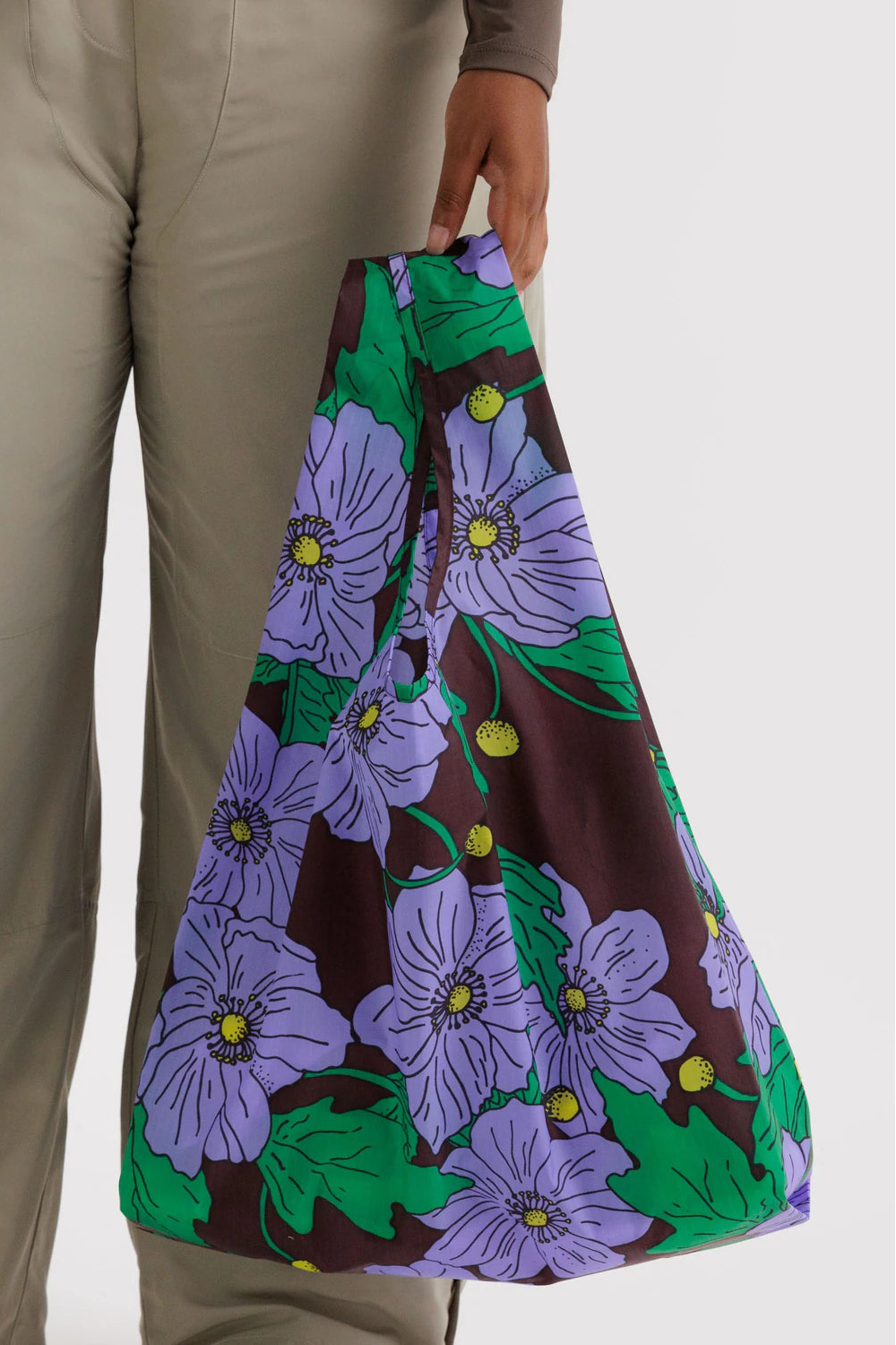 Standard Baggu, Maroon Poppy