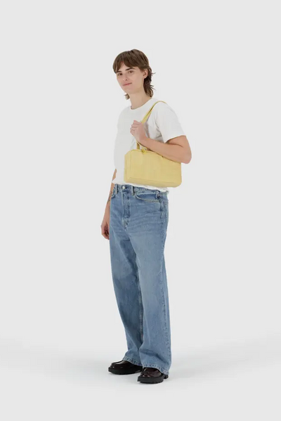 Nylon Bowler Bag, Butter