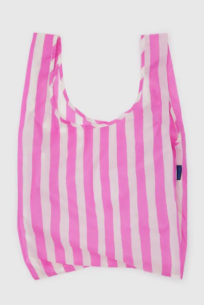 Standard Baggu, Pink Painted Stripe