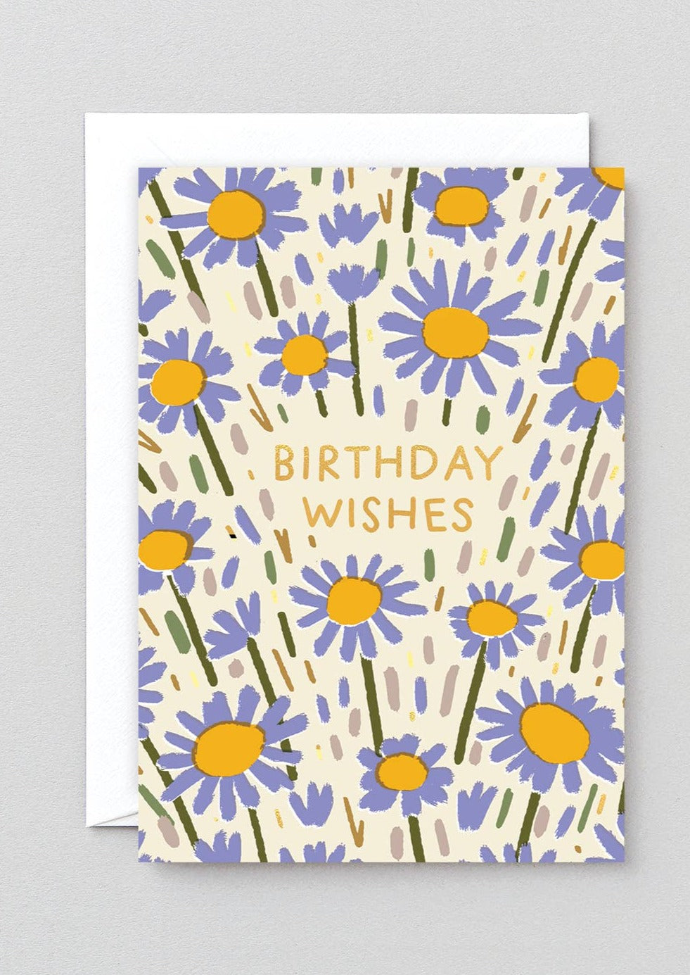 Flower Field Birthday Greeting Card