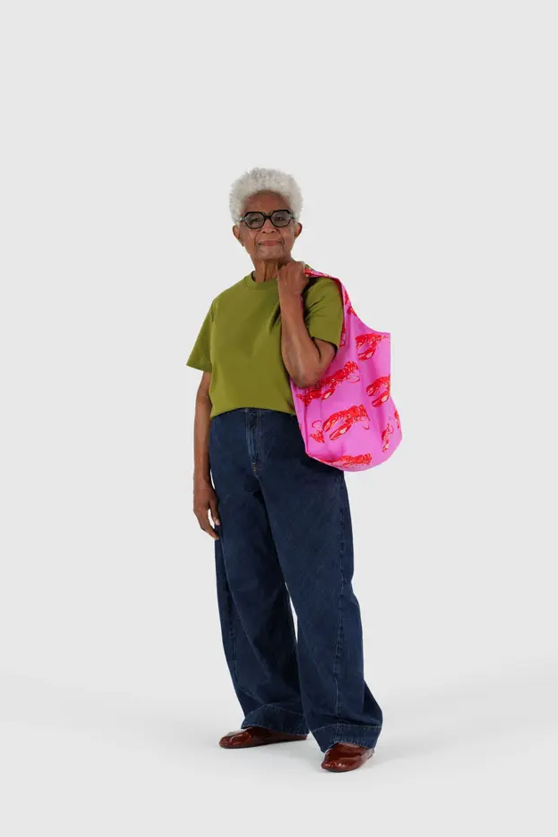 Standard Baggu, Pink Lobster