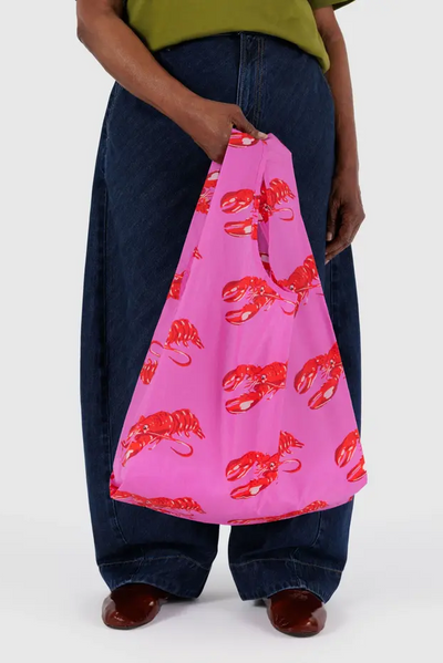 Standard Baggu, Pink Lobster