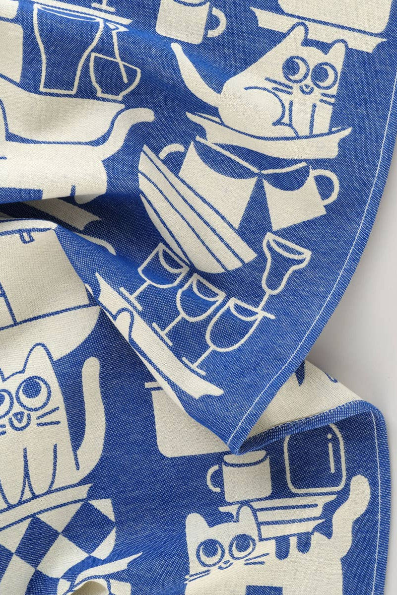 Kitchen Cats Cotton Tea Towel