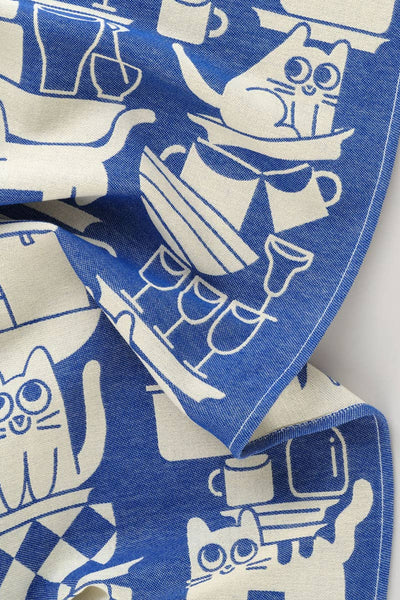 Kitchen Cats Cotton Tea Towel