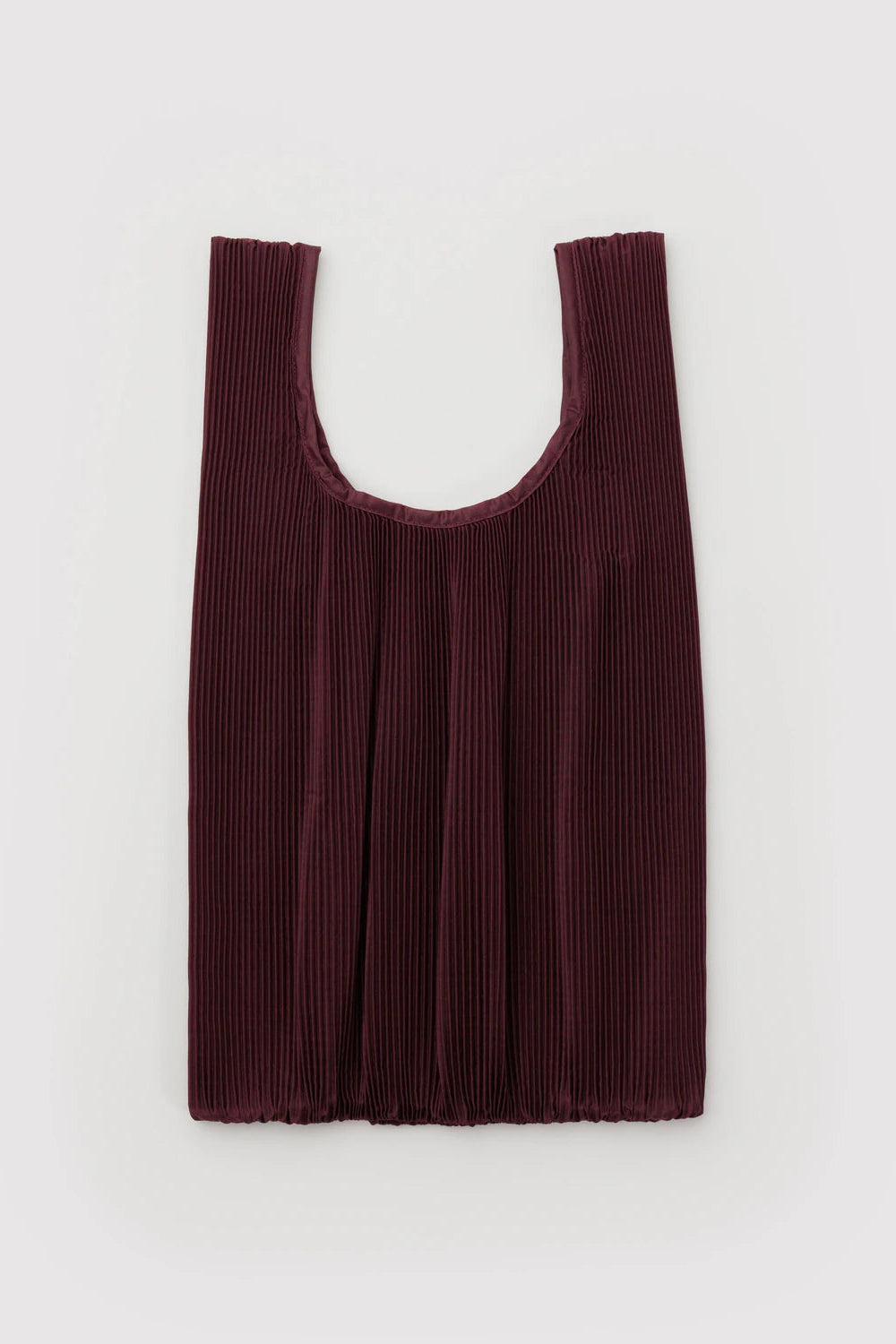 Pleated Baggu, Mahogany