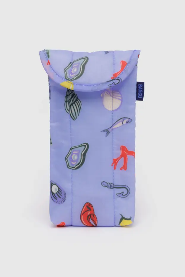 Puffy Glasses Sleeve, Sea Charms