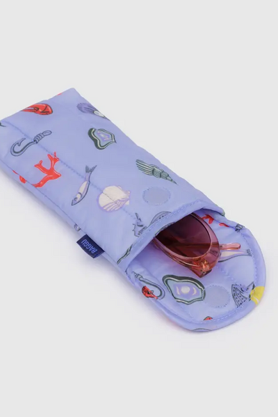 Puffy Glasses Sleeve, Sea Charms