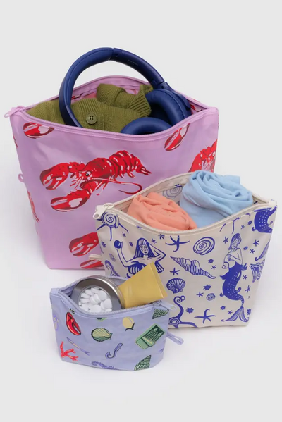 Go Pouch Set, Sea Creatures