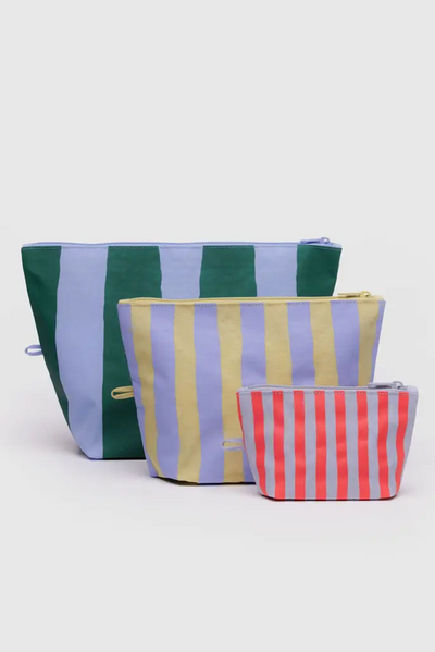 Go Pouch Set, Painted Stripe