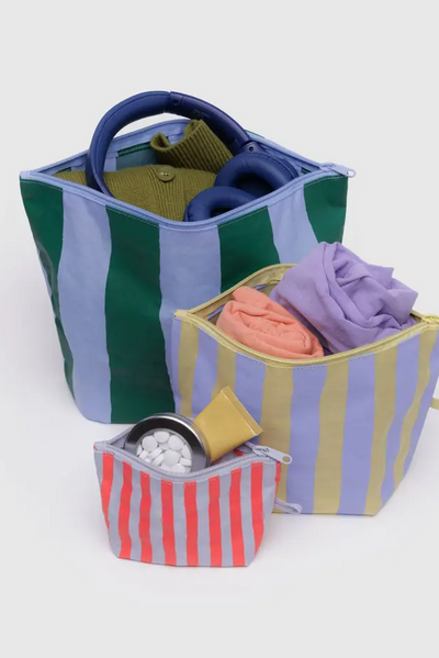Go Pouch Set, Painted Stripe