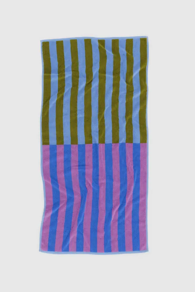 Bath Towel, Cabana Stripe Mix