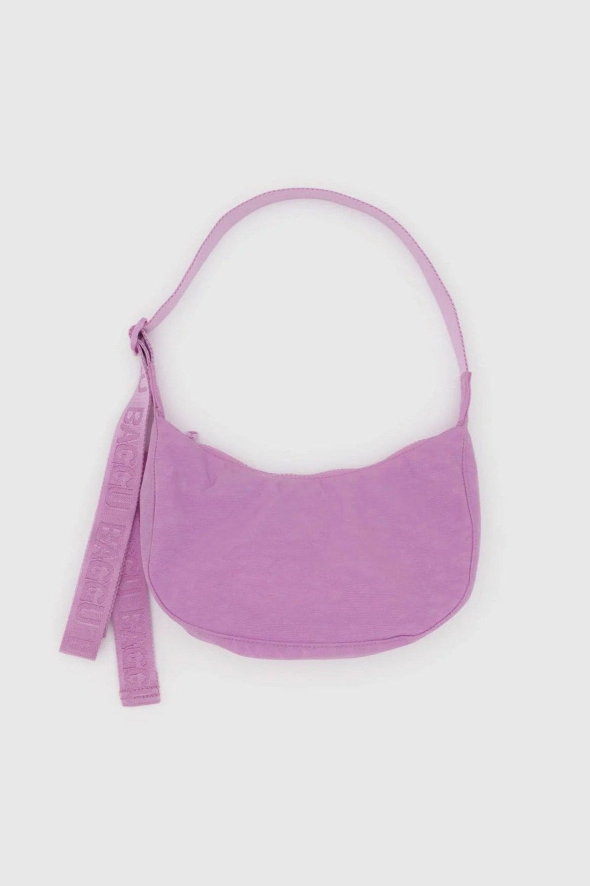 Small Nylon Crescent Bag, Peony