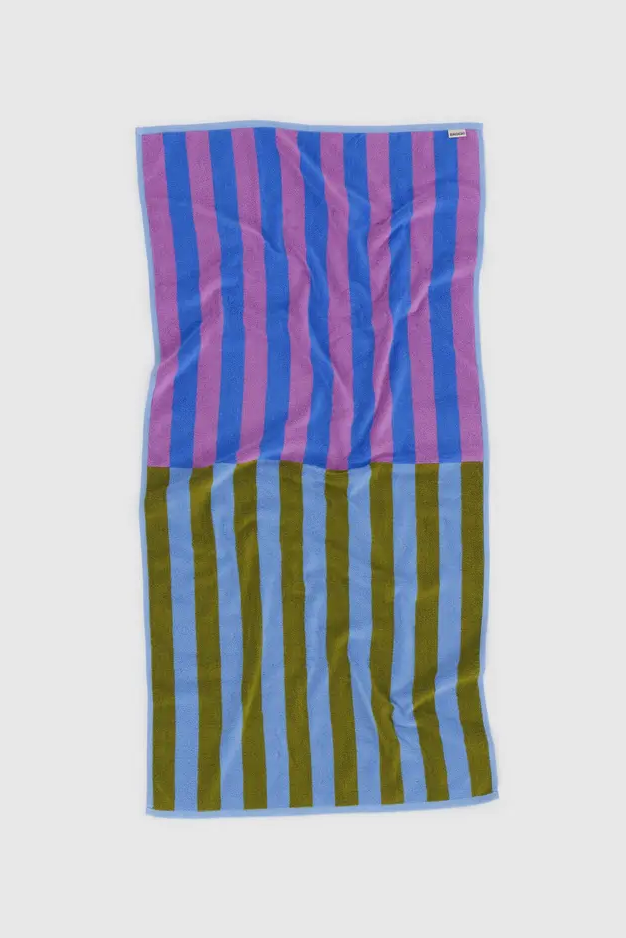 Bath Towel, Cabana Stripe Mix