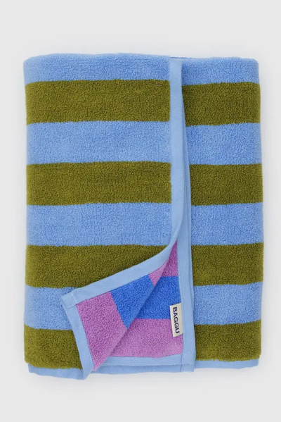 Bath Towel, Cabana Stripe Mix