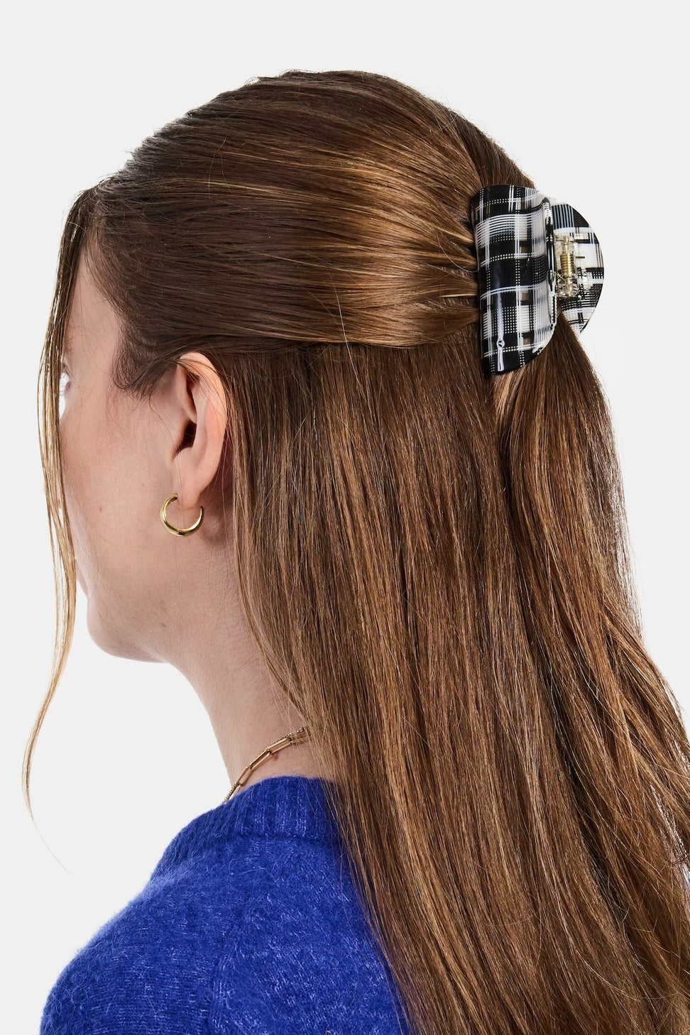 Juno Claw, Black Plaid