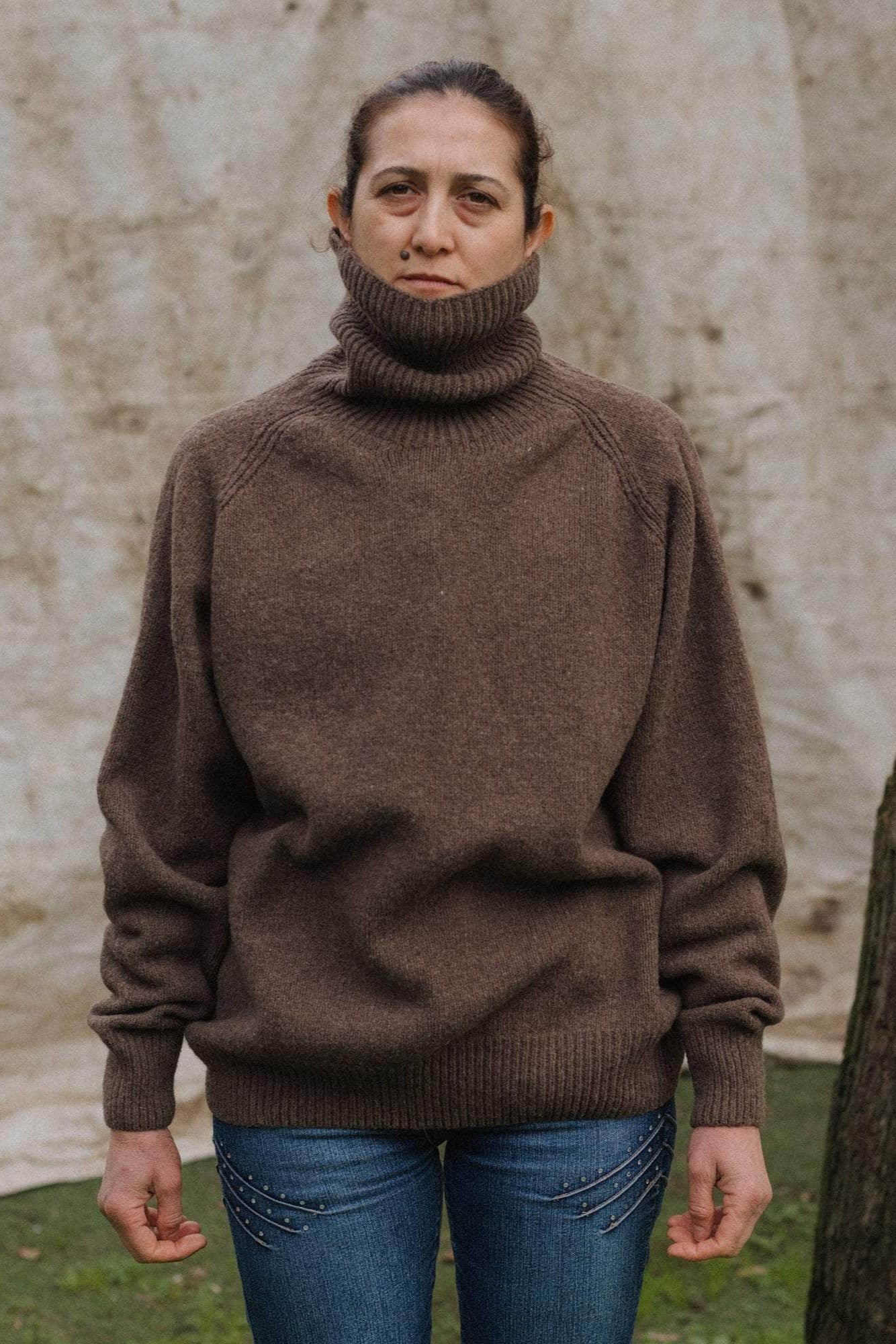 Soar Turtleneck, Burel Brown