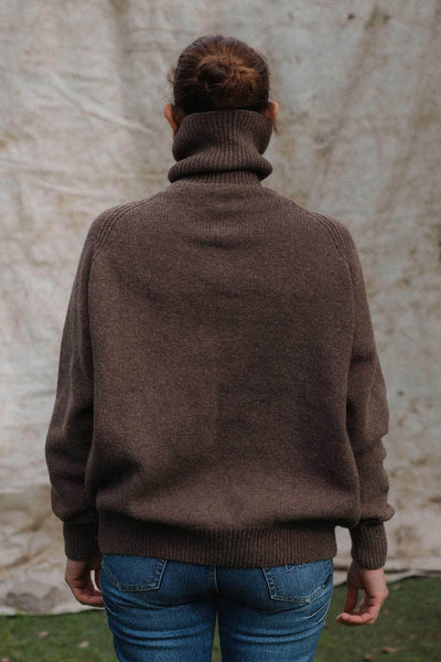 Soar Turtleneck, Burel Brown