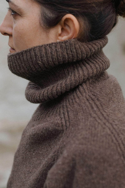 Soar Turtleneck, Burel Brown