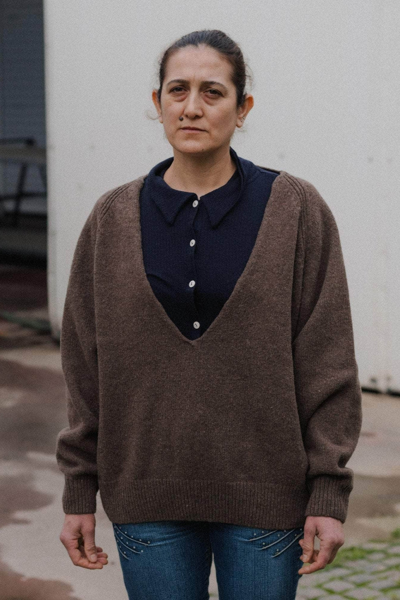 Soar V Neck, Burel Brown