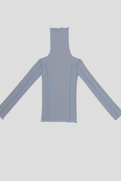 Omato Turtleneck, Bow Blue