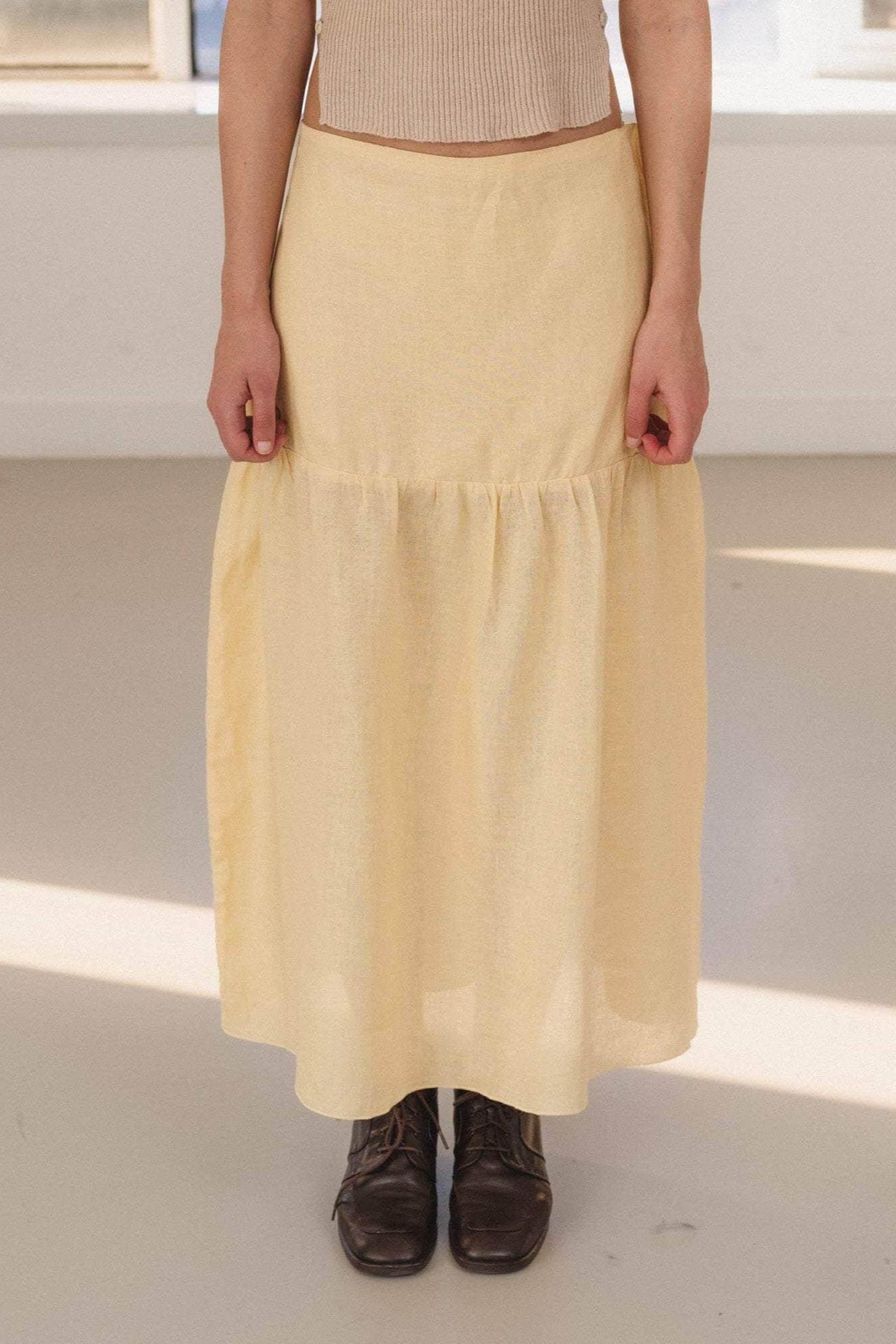 Garlin Skirt, Ana Yellow