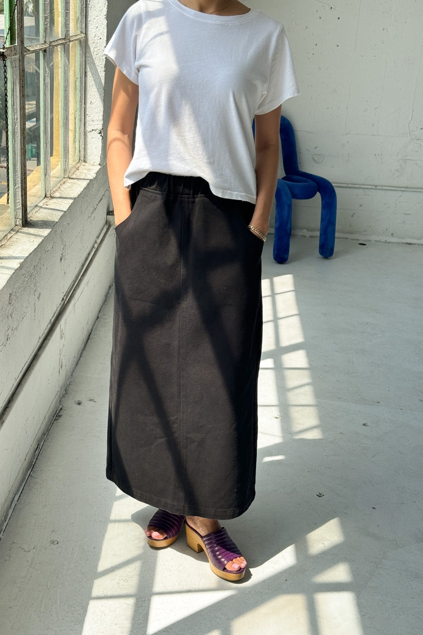 Long City Skirt, Black