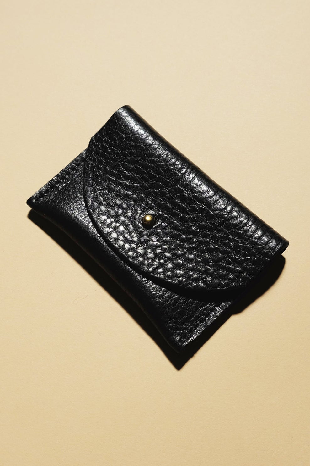 Leather Card Holder, Black