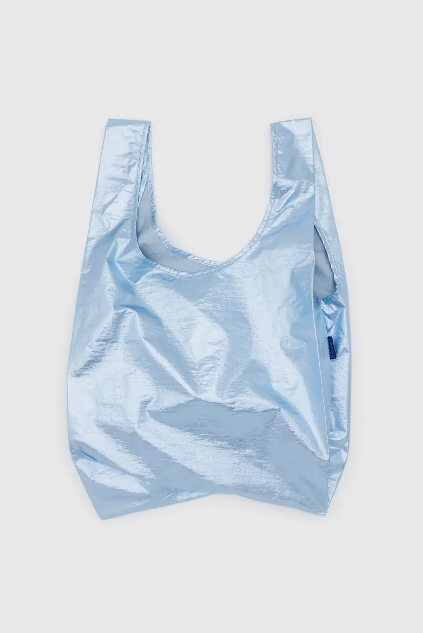 Standard Baggu, Metallic Light Blue