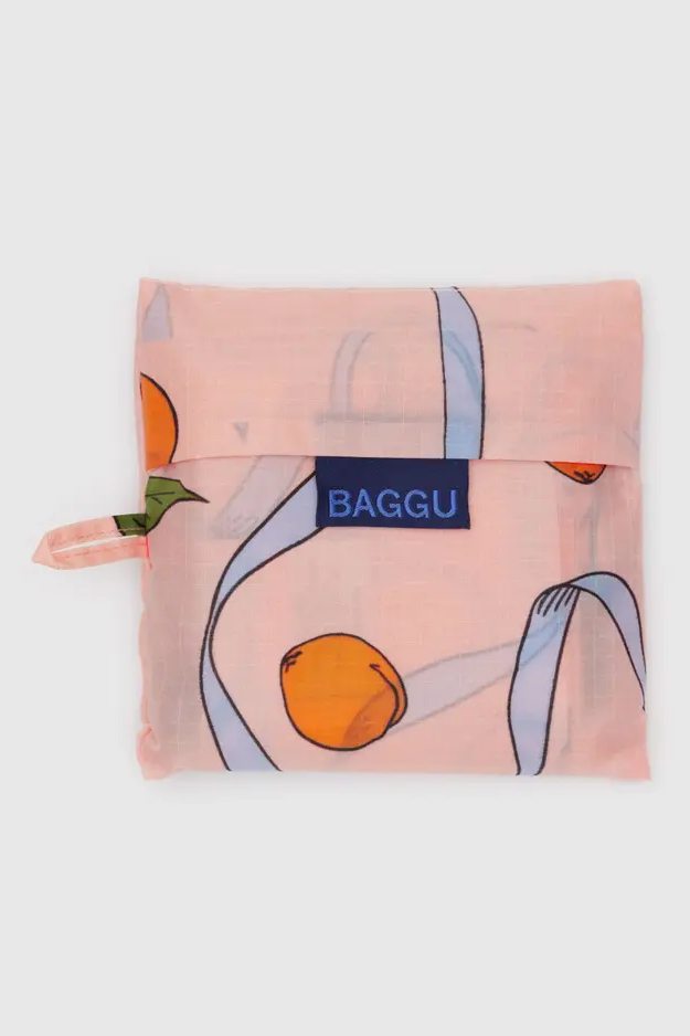 Standard Baggu, Apricots & Ribbons