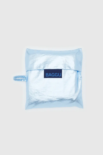 Standard Baggu, Metallic Light Blue