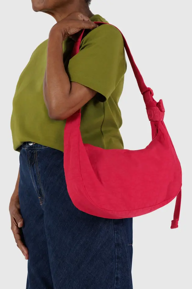 Medium Crescent Bag, Candy Apple