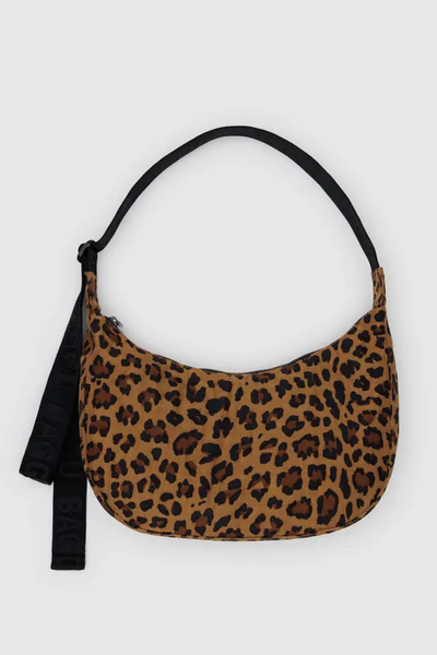 Medium Crescent Bag, Leopard