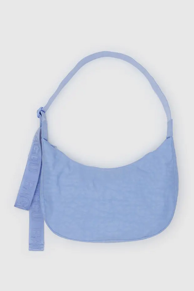 Medium Crescent Bag, French Blue