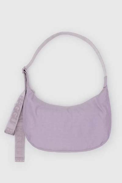 Medium Crescent Bag, Dusty Pink