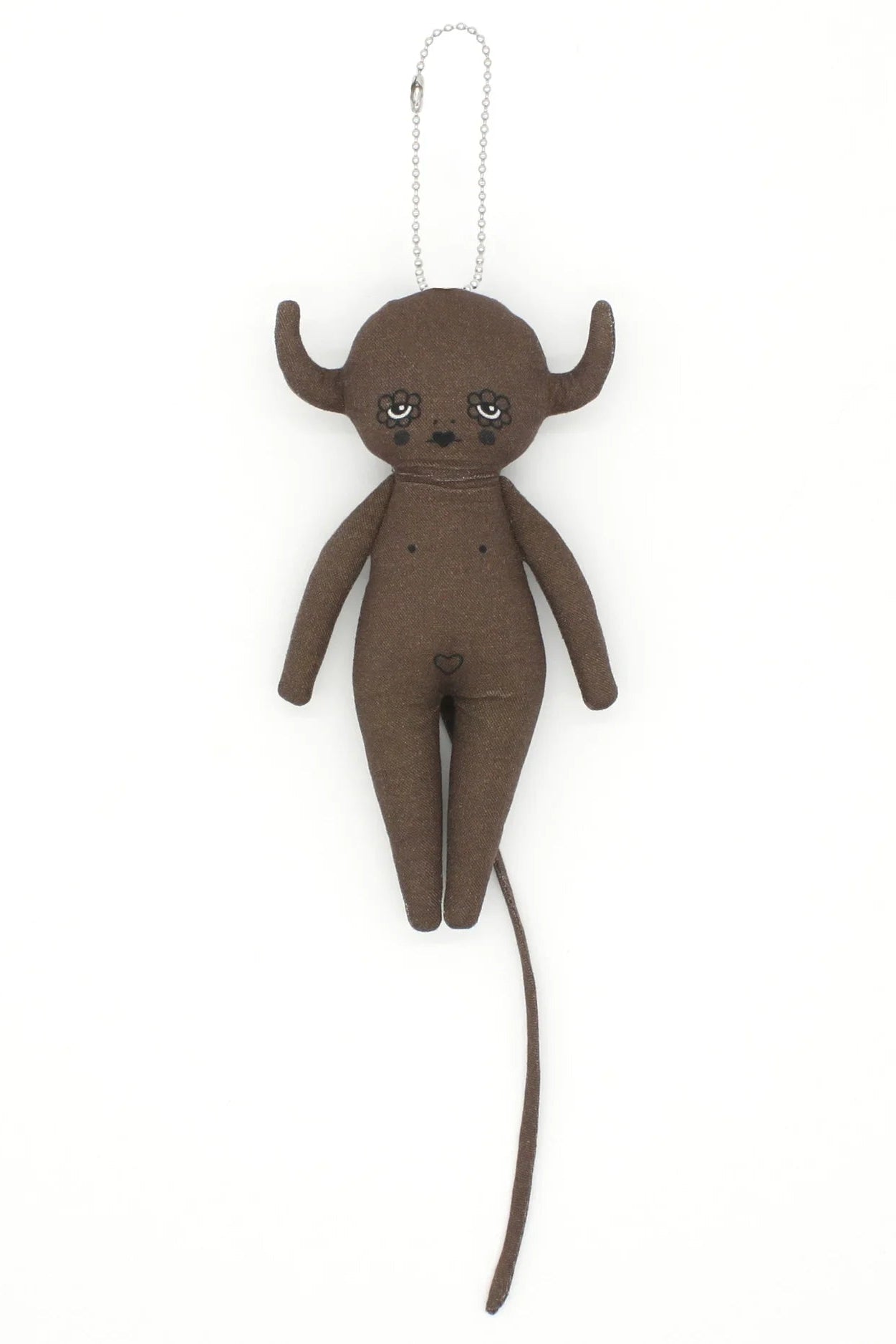 6-inch Brown Devil Bag Charm Doll